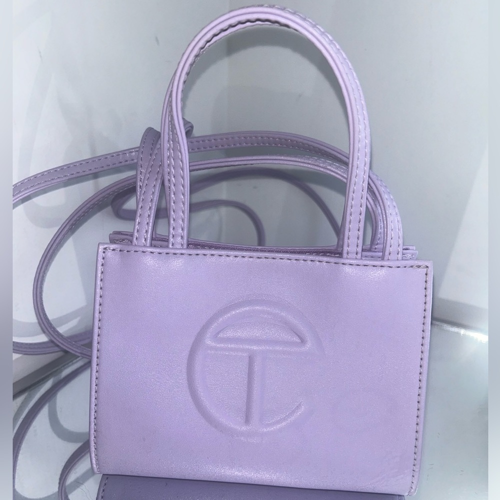 Telfar Lavender Mini Shopping bag